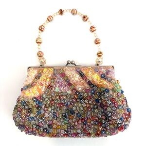 Multicolor Beaded Women's Bag